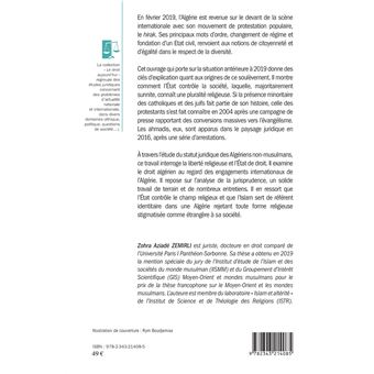 Le statut juridique des non-musulmans en Algérie