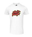 Tee shirt Daft Punk Logo Rouge unisexe Blanc Taille L Exclusivité Fnac