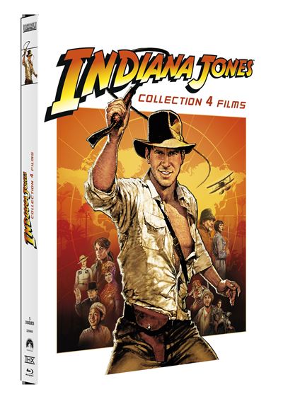 Coffret Indiana Jones Collection 4 Films Blu-ray
