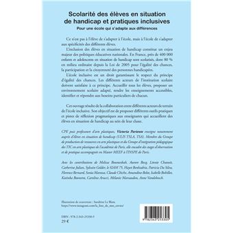 Scolarité des élèves en situation de handicap et pratiques inclusives