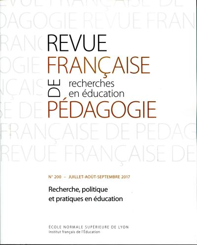 Recherche politique et pratique en éducation : services