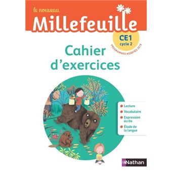 Le nouveau - Mille feuilles - CE1 - Cahier d'exercices