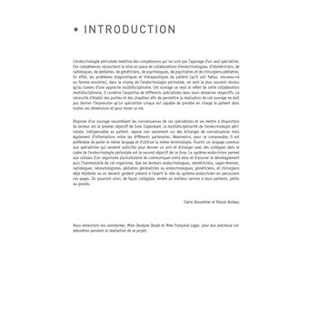 Endocrinologie périnatale