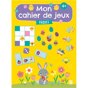 Mon cahier de jeux: Pâques 2023