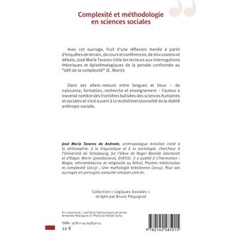 Complexité et méthodologie en sciences sociales