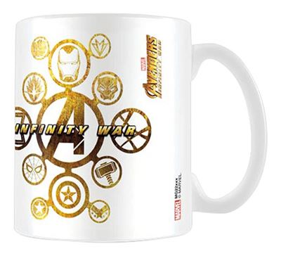 AVENGERS INFINITY WAR-MUG-315 ML-CONNECTING ICONS