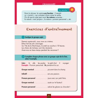 Le français au cm, c'est facile !