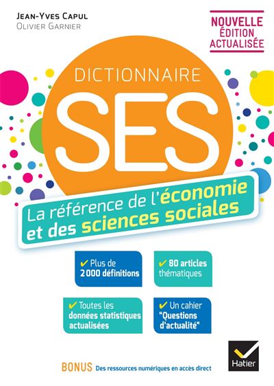 Dictionnaire d'économie et de sciences sociales