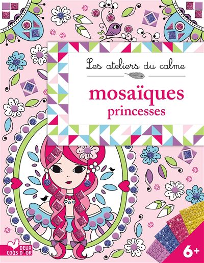 Mosaiques princesses - pochette avec accessoires - Maude Guesné - broché