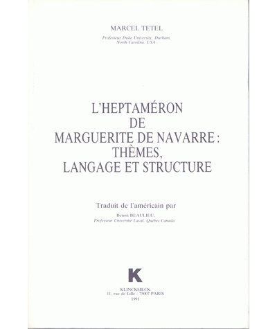 L'Heptaméron de Marguerite de Navarre - Marcel Tetel - (donnée non spécifiée)