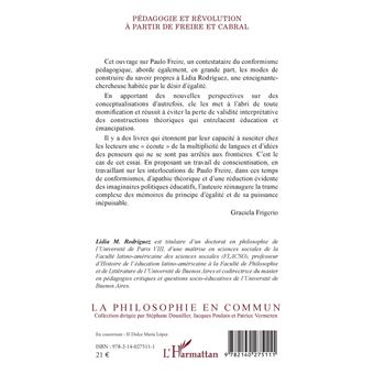 Pédagogie et révolution à partir de Freire et Cabral