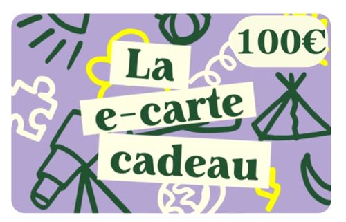 E-carte Nature Découvertes 100€