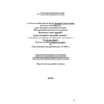 Perte de poids & manque d'appétit.