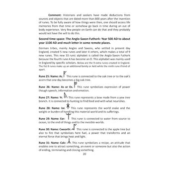 The book of runes for questioning, doing magic and gaining self-knowledge