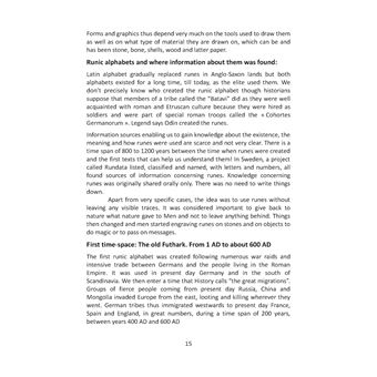 The book of runes for questioning, doing magic and gaining self-knowledge