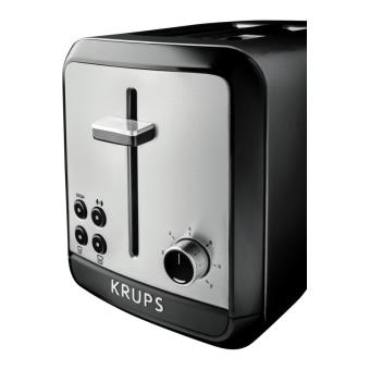 Krups Savoy KH311010 - Grille-pain - 2 tranche - 2 Emplacements - acier  inoxydable