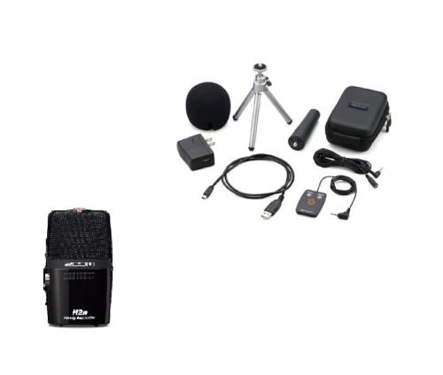 Enregistreur portable Zoom H2n - 2 pistes stéréo + Pack d'accessoires APH-2n pour enregistreur portable H2n