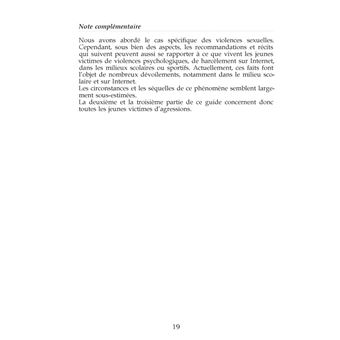 Accompagner les garçons victimes de violences sexuelles