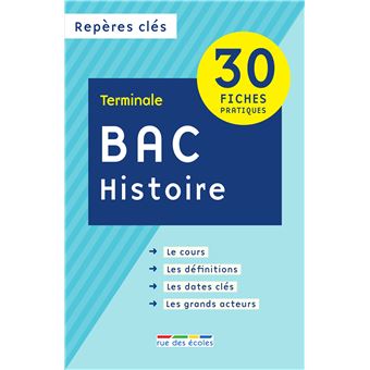 Repères clés bac Histoire Terminale