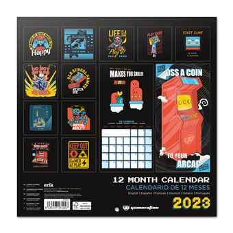 Calendrier mural 2023 Gameration