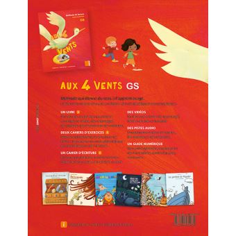Aux 4 Vents Cahier d'écriture GS