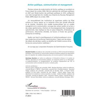 Action publique, communication et management