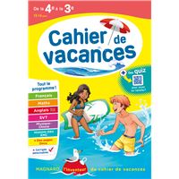 Cahiers De Vacances 4eme Vers La 3eme College Cap Livre Bd Soldes Fnac
