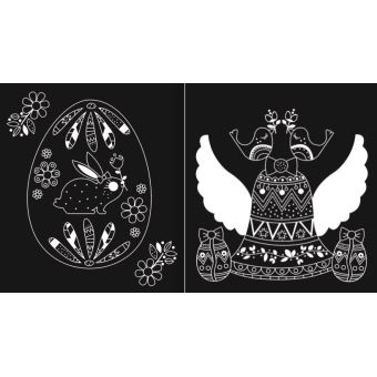 Cartes à gratter - joyeuses Pâques