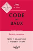 Code des baux 2019, Annoté & commenté