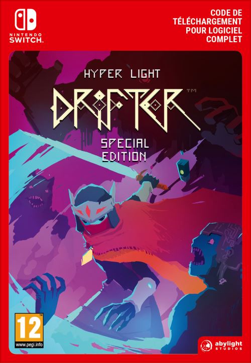 Pochette avant du jeu Code de téléchargement Hyper Light Drifter Edition Spéciale Nintendo Switch