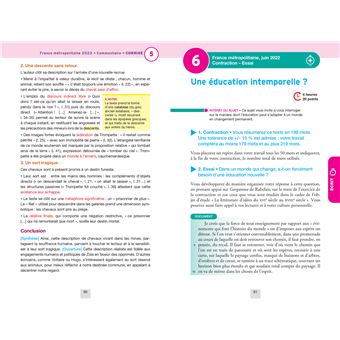 Annales du bac Annabac 2023 Français 1re technologique