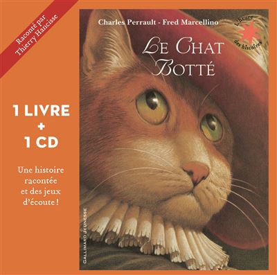Le chat botté - Charles Perrault - Livre CD
