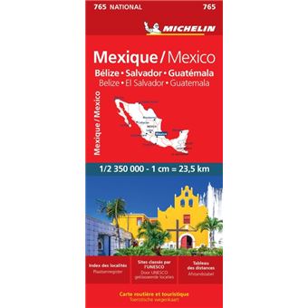 carte routiere mexique michelin Carte Mexique Michelin 1/2 000 025   broché   Collectif Michelin 