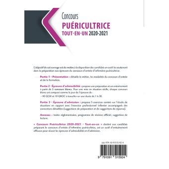 Concours puéricultrice 2020-2021 Tout-en-un