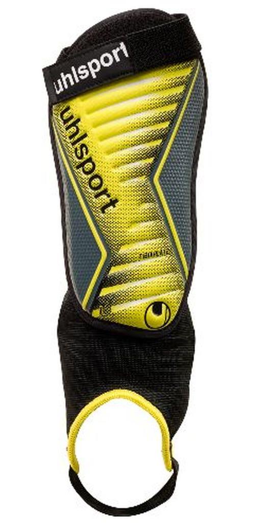 Protège-tibia Uhlsport Tibia Plate Pro L Noir et jaune
