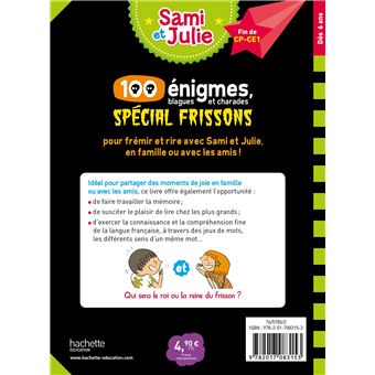 Sami et Julie 100 énigmes, spécial frissons