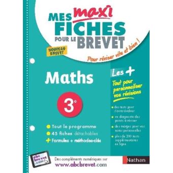 Mes Maxi Fiches BREVET MathS 3E Tome 2 - Broché - Cédric Gouygou ...