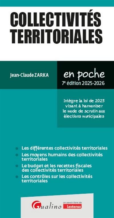 Les collectivités territoriales 3ème édition