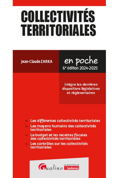Collectivités territoriales - Jean-Claude Zarka - Poche
