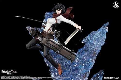 Figurine Attaque des Titans - Mikasa Ackerman Ver A Q Posket 14cm