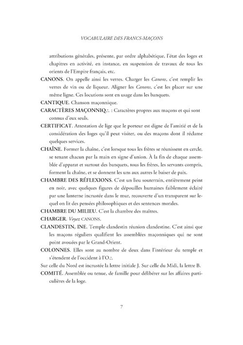 Vocabulaire Du Francmaçon Petit Lexique Des Termes Et Abréviations