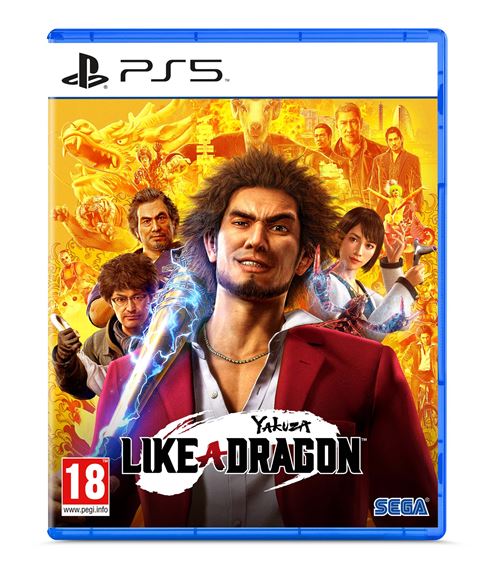 Pochette avant du jeu Yakuza Like a Dragon Edition PS5