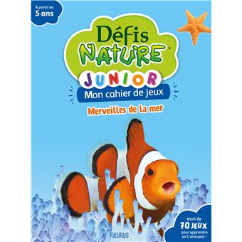 Mon cahier de jeux   Merveilles de la mer (5+)