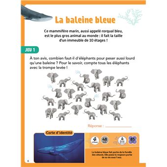 Mon cahier de jeux   Merveilles de la mer (5+)