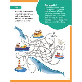 Mon cahier de jeux   Merveilles de la mer (5+)