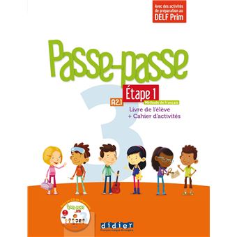 Passe-passe 3 - Etape 1 - Livre + Cahier d'activités + CD mp3