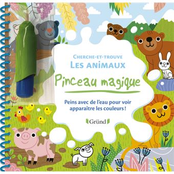 Pinceau magique - Cherche-et-trouve les animaux