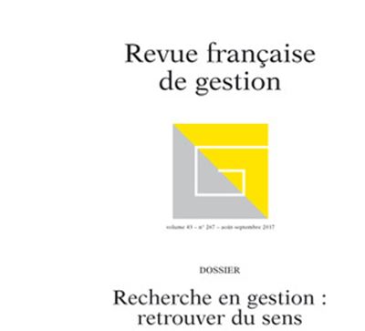 franþaise de gestion,43:recherche en gestion retrouver du se