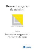 Revue française de gestion