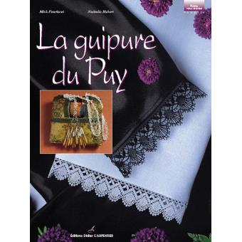 ボビンレース教本、パターン集　デュピュイLa guipure du Puy ボビンレース教本、パターン集 デュピュイLa guipure du Puy ボビン